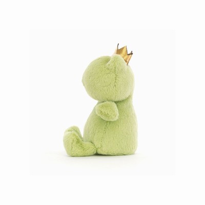 Jellycat Crowning Croaker Green New Zealand | VXUHI3286